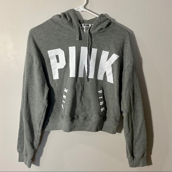 PINK Victoria's Secret Tops - PINK cropped hoodie